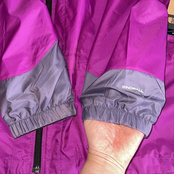 The North Face TNF X Relaxed Fit Colorblock Jacket‎ Purple/Gray XXL NWT - Picture 8 of 12